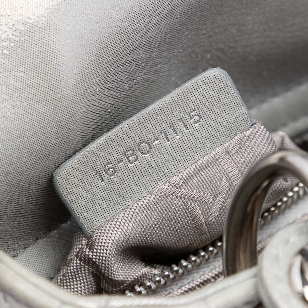 Pre-Loved Dior Mini Iridescent Lambskin Cannage Lady Dior - Picture 6 of 9